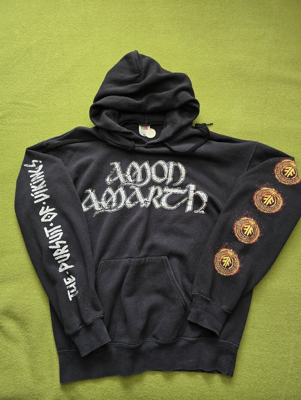 Black Amon Amarth "The Pursuit of Vikings" pullover hoodie